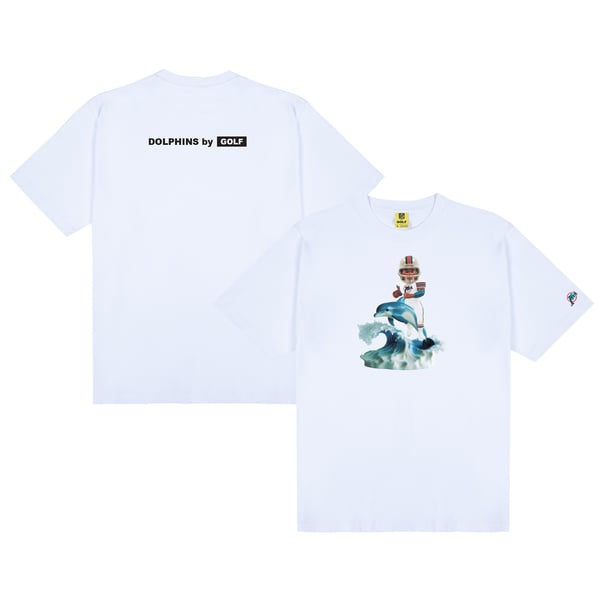 Miami Dolphins GOLF WANG Bobblehead T-Shirt - White