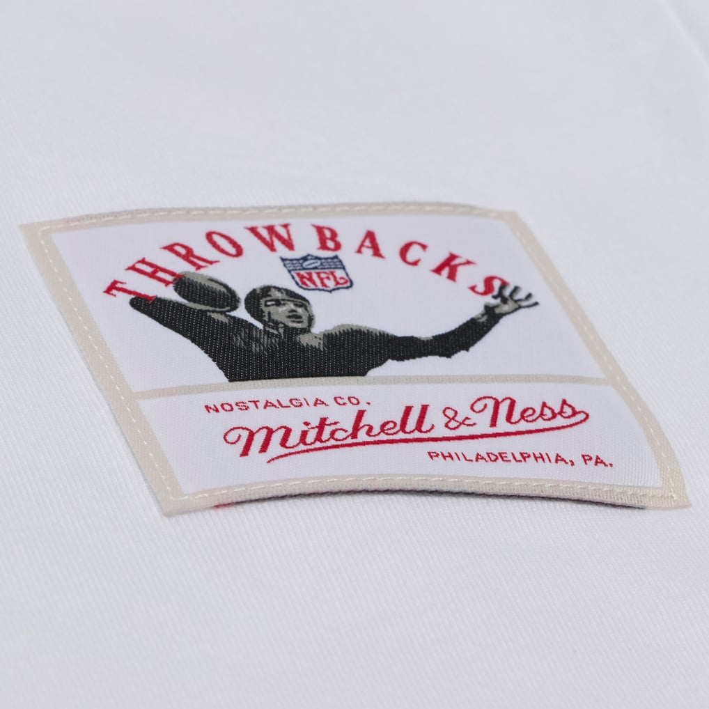 Miami Dolphins Mitchell & Ness Monochrome T-Shirt - White