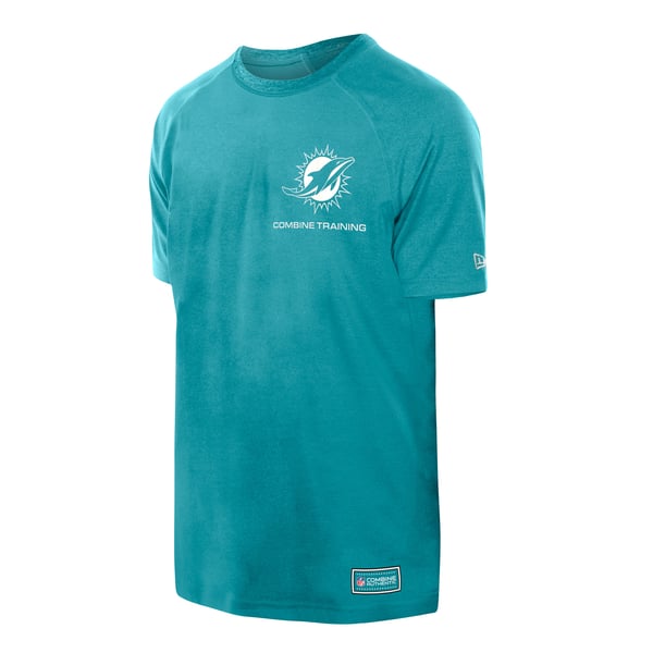 Miami Dolphins New Era Functional Fandom Reflective T-Shirt - Aqua