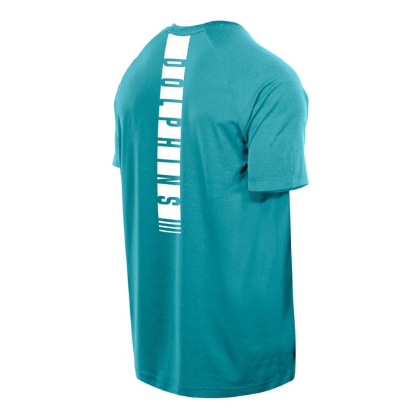 Miami Dolphins New Era Functional Fandom Reflective T-Shirt - Aqua