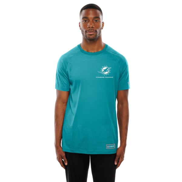 Miami Dolphins New Era Functional Fandom Reflective T-Shirt - Aqua