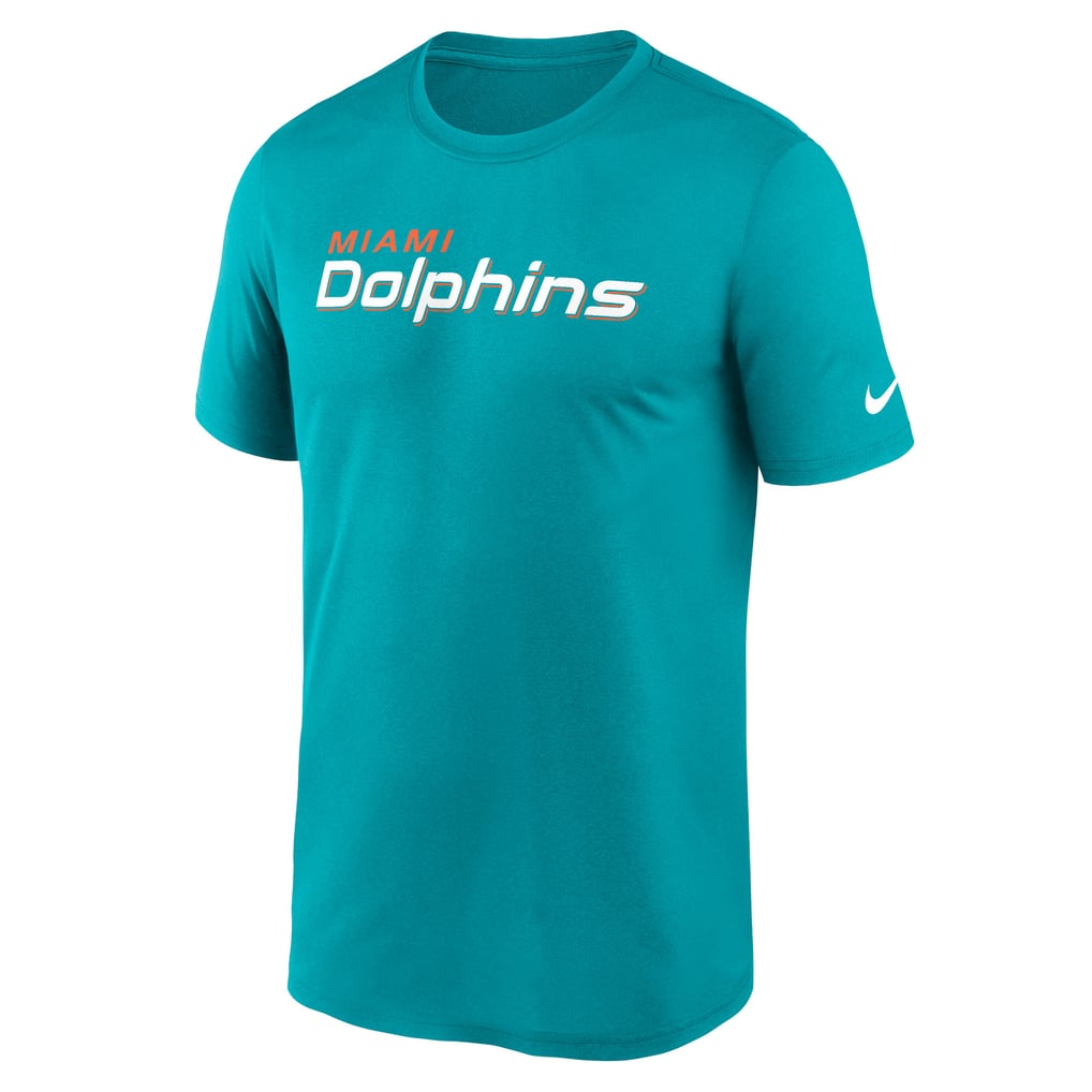 Miami Dolphins Nike Primetime Legend Wordmark Dri-FIT T-Shirt - Aqua