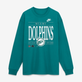 Miami Dolphins Nike Red Zone Long Sleeve Max90 T-Shirt - Aqua