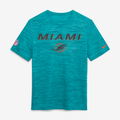  Miami Dolphins Nike Rivalries Collection Sideline Velocity T-Shirt - Aqua