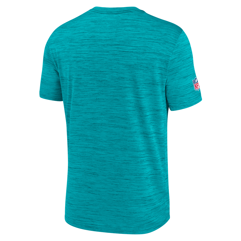  Miami Dolphins Nike Rivalries Collection Sideline Velocity T-Shirt - Aqua