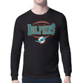 Miami Dolphins Starter Team Track Graphic Long Sleeve T-Shirt - Black