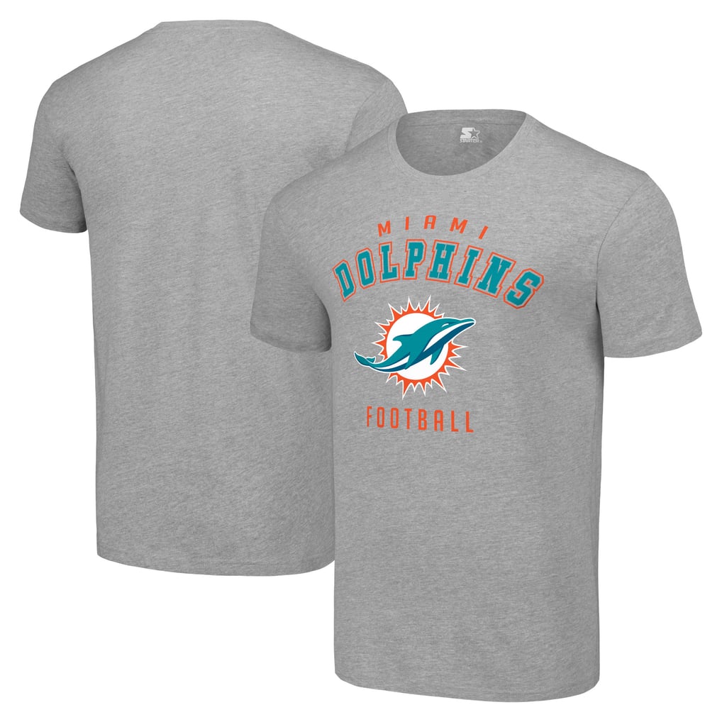 Miami Dolphins Starter Logo T-Shirt - Heather Gray