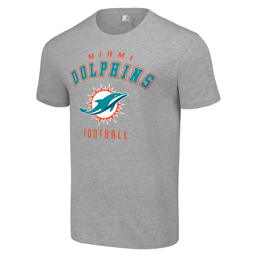 Miami Dolphins Starter Logo T-Shirt - Heather Gray