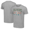 Miami Dolphins Starter Throwback Logo T-Shirt - Heather Gray