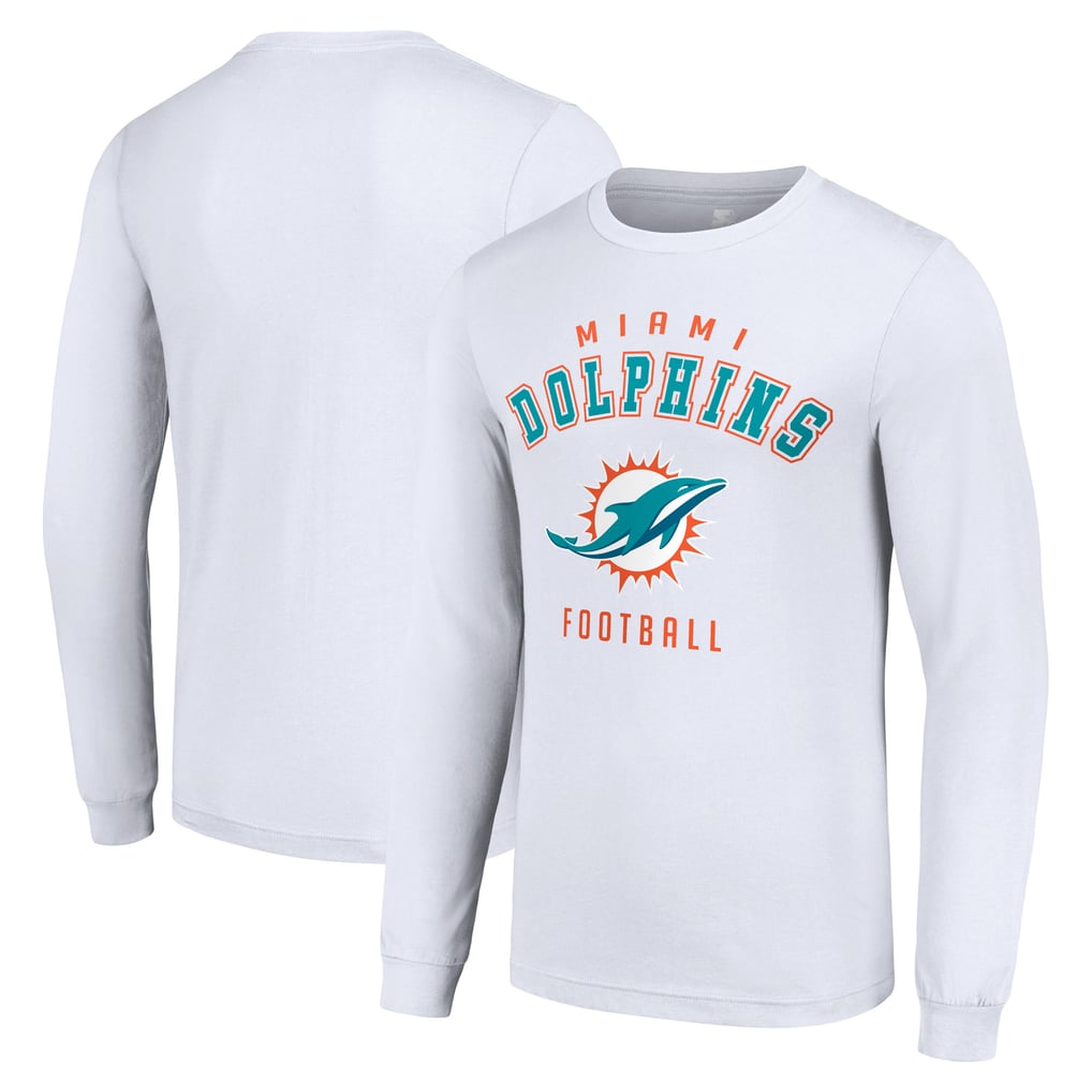Miami Dolphins Starter Long Sleeve T-Shirt - White