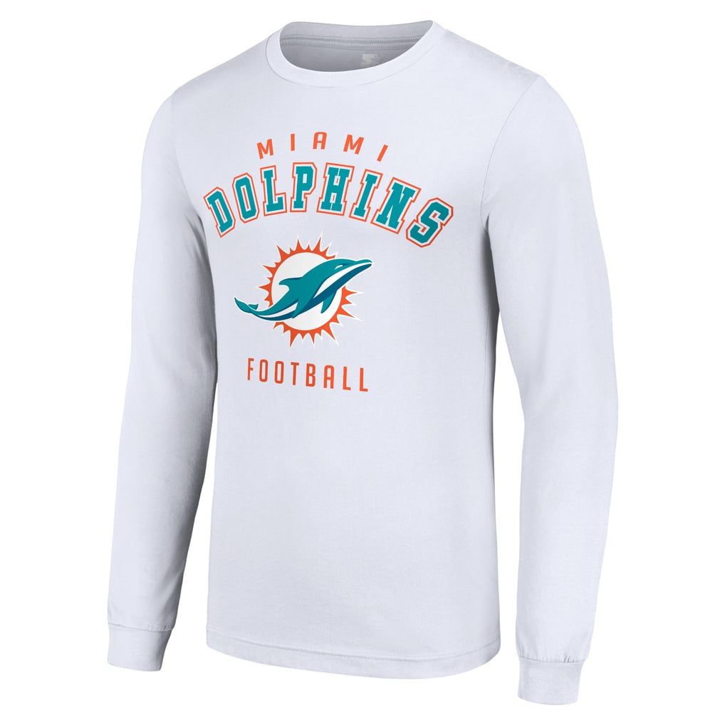Miami Dolphins Starter Long Sleeve T-Shirt - White