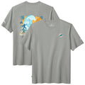 Miami Dolphins Tommy Bahama Huddle & Hang Tens T-Shirt - Gray