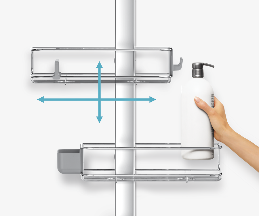 Large Adjustable Shower Caddy feature