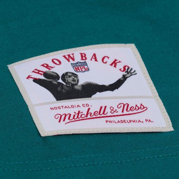 Miami Dolphins Mitchell & Ness Head Coach Tank Top - Aqua/Orange
