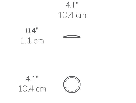 Sensor Mirror Compact 3x dimensions