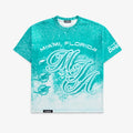 Miami Dolphins Off Season Unisex Jumbo Print Graphic T-Shirt - Aqua