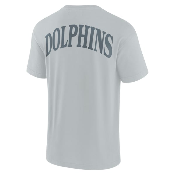 Miami Dolphins Fanatics Unisex Elements Iconic T-Shirt - Gray