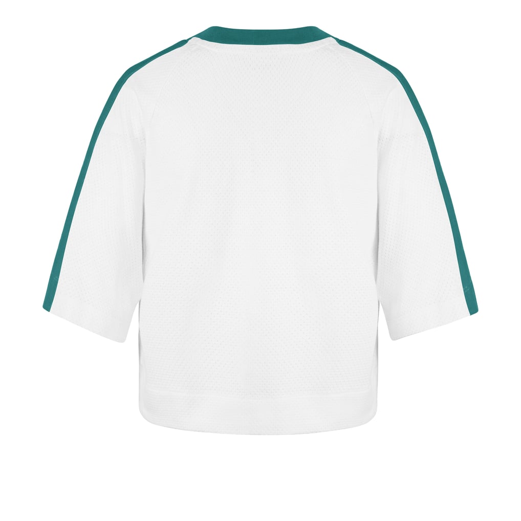 Miami Dolphins '47 Women's Big Overarch Drop Needle Raglan V-Neck T-Shirt - White
