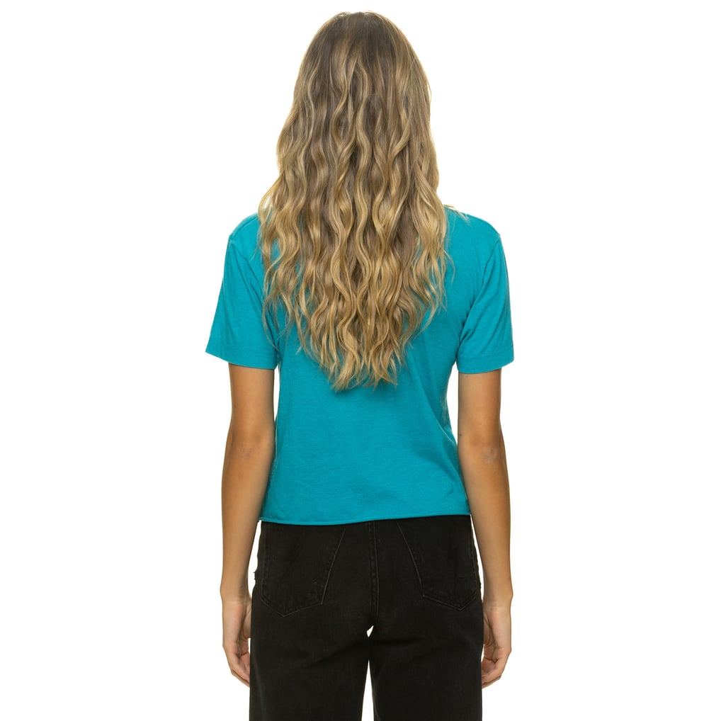 Miami Dolphins Aviator Nation Women's Boxy Boyfriend Tri-Blend T-Shirt - Aqua