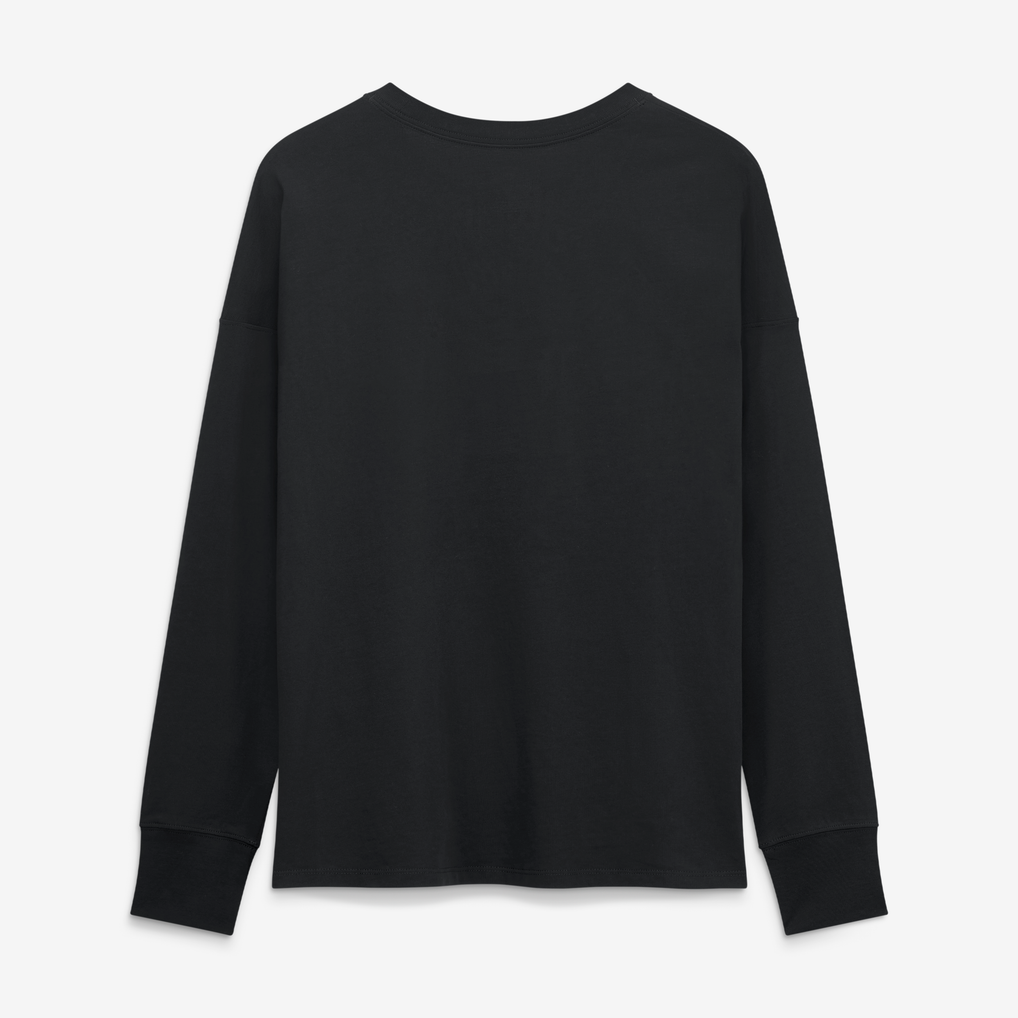 Miami Dolphins Women's Forged Mascot Long Sleeve T-Shirt - Black