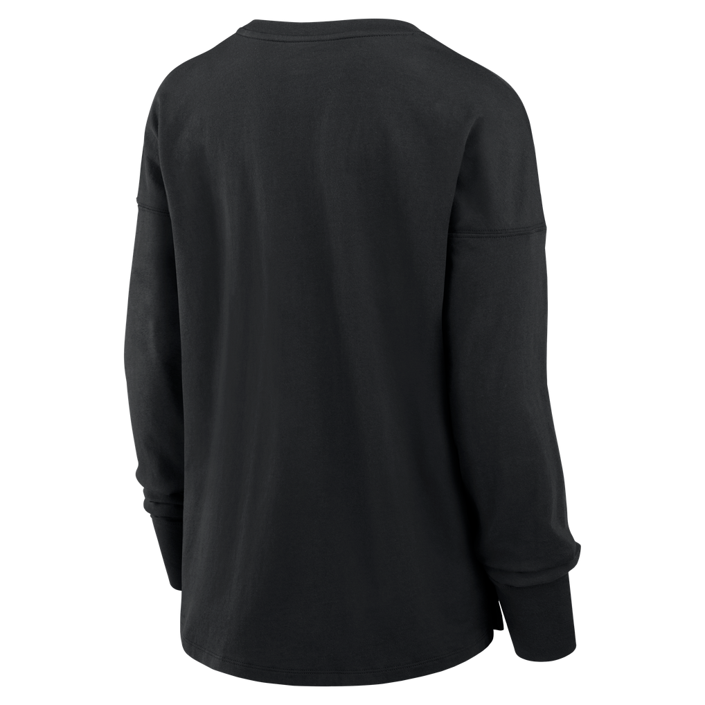 Miami Dolphins Women's Forged Mascot Long Sleeve T-Shirt - Black