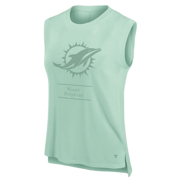 Miami Dolphins Fanatics Women's Studio Embrace Tank Top - Mint