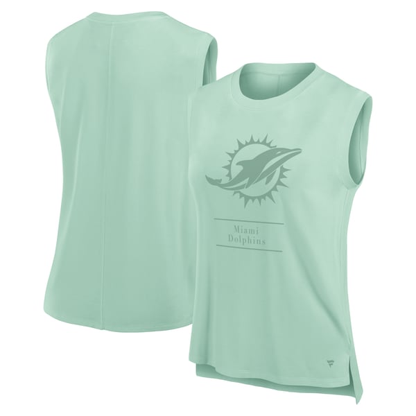 Miami Dolphins Fanatics Women's Studio Embrace Tank Top - Mint