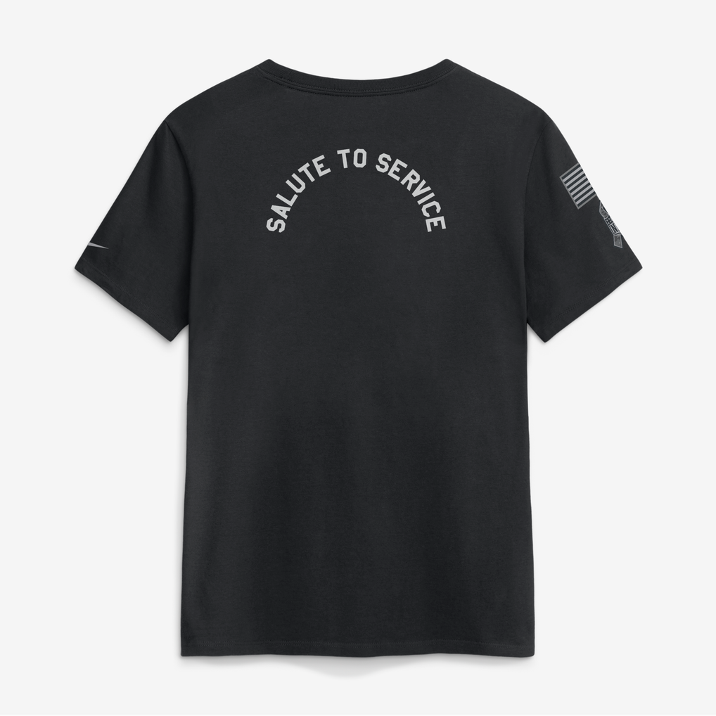  Miami Dolphins Nike Women's 2026 Salute to Service T-Shirt - Black
