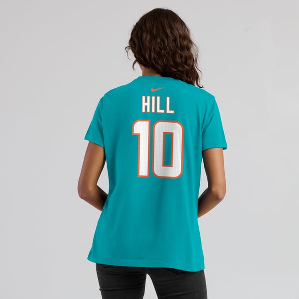 Tyreek Hill Miami Dolphins Nike Women's Player Name & Number T-Shirt - Aqua