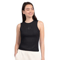 Miami Dolphins Starter Women's Rhinestone Sprinkle Ribbed Tank - Black