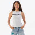 Miami Dolphins Off Season Women's Micro Rib Tank Top - White