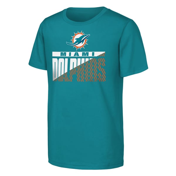 Miami Dolphins Outerstuff Youth Never Quit 2-Pack T-Shirt Set - Aqua
